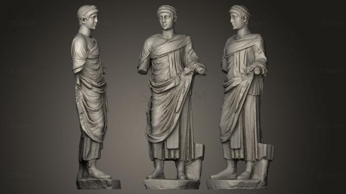 Статуи античные и исторические Валентиниан II